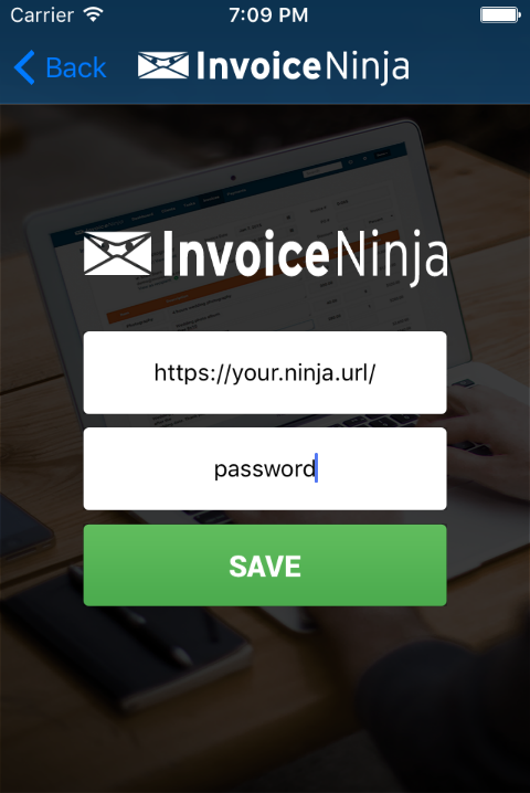 install invoice ninja